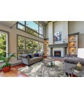 Kas Watercolors Wat6235 Area Rug Kas Watercolors 6235 Ivory/Grey Landscape 5' x 7'6"