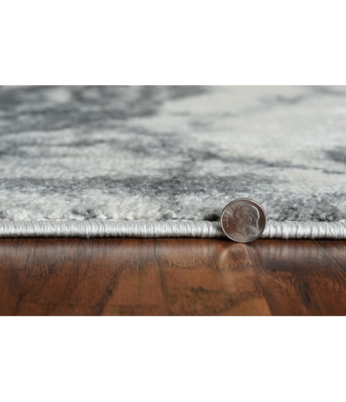 Kas Watercolors Wat6235 Area Rug Kas Watercolors 6235 Ivory/Grey Landscape 5' x 7'6"