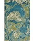Kas Watercolors Wat6238 Area Rug Kas Watercolors 6238 Teal Geode 5' x 7'6"
