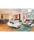 Kas Watercolors Wat6238 Area Rug Kas Watercolors 6238 Teal Geode 5' x 7'6"