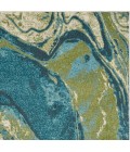 Kas Watercolors Wat6238 Area Rug Kas Watercolors 6238 Teal Geode 5' x 7'6"