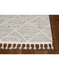 Kas Willow Wil1102 Area Rug Kas Willow 1102 Ivory Grey Honeycomb Area Rug 8'9" x 13'