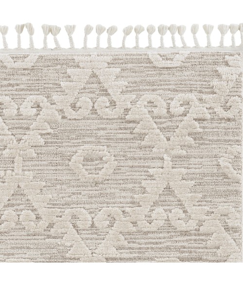 Kas Willow Wil1103 Area Rug Kas Willow 1103 Ivory Beige Boho Area Rug 7'10" x 10'10"