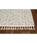 Kas Willow Wil1104 Area Rug Kas Willow 1104 Ivory Grey Geo Area Rug 7'10" x 10'10"