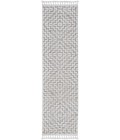 Kas Willow Wil1104 Area Rug Kas Willow 1104 Ivory Grey Geo Area Rug 7'10" x 10'10"