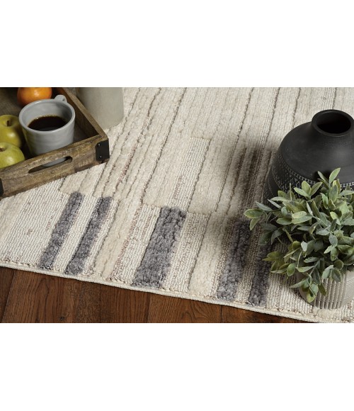 Kas Willow Wil1106 Area Rug Kas Willow 1106 Ivory Grey Landscape Area Rug 12' x 15'