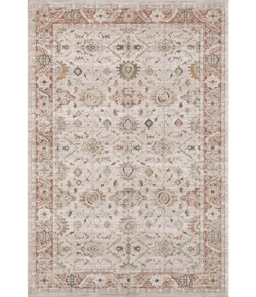 Kas Woodland Woo7902 Area Rug Kas Woodland 7902 Ivory Red Mia Area Rug