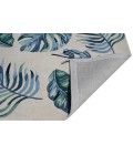 Kas Cove Cov3005 Area Rug Kas Cove 3005 Ivory/Blue Leaves Area Rug