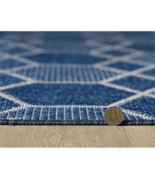 Kas Provo 5789 Blue Geo Area Rug