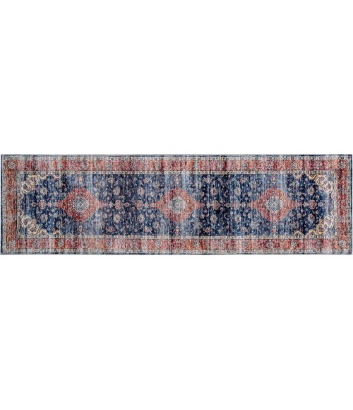 Kas Roxy Rox2820 Area Rug Kas Roxy 2820 Navy Medallion Area Rug