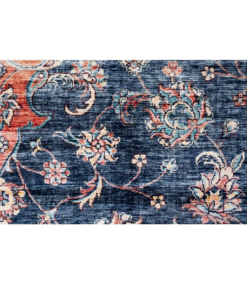 Kas Roxy Rox2820 Area Rug Kas Roxy 2820 Navy Medallion Area Rug
