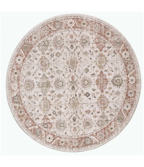 Kas Woodland Woo7902 Area Rug Kas Woodland 7902 Ivory Red Mia Area Rug