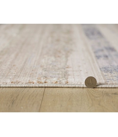 Kas Woodland Woo7906 Area Rug Kas Woodland 7906 Ivory Blue Sandstone Area Rug