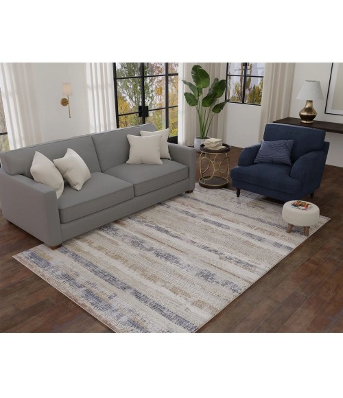 Kas Woodland Woo7906 Area Rug Kas Woodland 7906 Ivory Blue Sandstone Area Rug