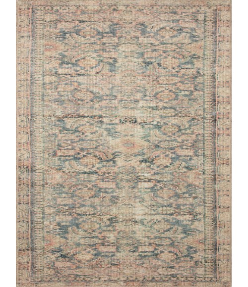 Angela Rose x Loloi Aubrey Navy / Multi Rug AUB-01 2 ft. 6 in. X 12 ft. Rectangle - Rugs Town Angela Rose x Loloi Aubrey Navy / Multi AUB-01 2 ft. 6 in. X 12 ft. Rectangle Rug