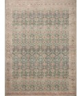 Angela Rose x Loloi Aubrey Aqua / Sand AUB-02 18 in. X 18 in. Sample Rug