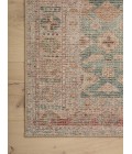 Angela Rose x Loloi Aubrey Aqua / Sand AUB-02 18 in. X 18 in. Sample Rug