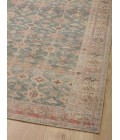 Angela Rose x Loloi Aubrey Aqua / Sand AUB-02 18 in. X 18 in. Sample Rug