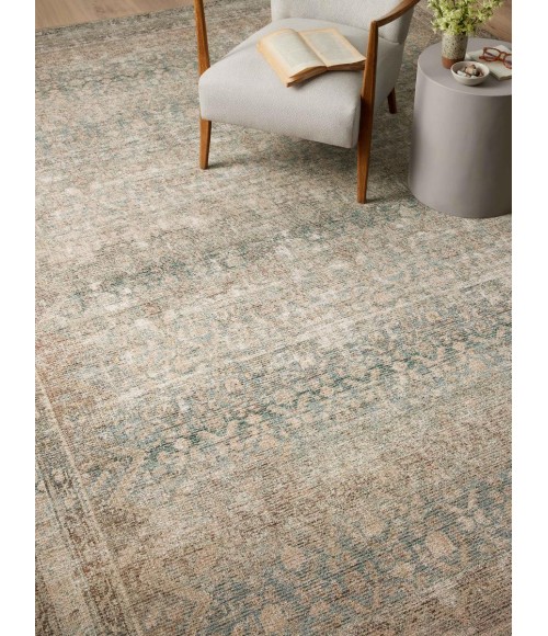 Angela Rose x Loloi Aubrey Jade / Natural AUB-03 10 ft. X 14 ft. Rectangle Rug