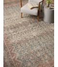 Angela Rose x Loloi Aubrey Ocean / Spice AUB-03 7 ft. 6 in. X 7 ft. 6 in. Round Rug