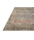 Angela Rose x Loloi Aubrey Ocean / Spice AUB-03 7 ft. 6 in. X 7 ft. 6 in. Round Rug