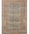 Angela Rose x Loloi Aubrey Ocean / Spice AUB-03 7 ft. 6 in. X 7 ft. 6 in. Round Rug