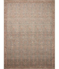 Angela Rose x Loloi Aubrey Blue / Terracotta AUB-04 5 ft. X 7 ft. Rectangle Rug
