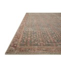 Angela Rose x Loloi Aubrey Blue / Terracotta AUB-04 5 ft. X 7 ft. Rectangle Rug
