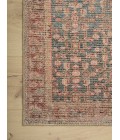 Angela Rose x Loloi Aubrey Blue / Terracotta AUB-04 5 ft. X 7 ft. Rectangle Rug