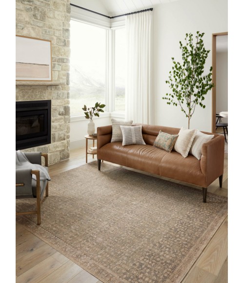 Angela Rose x Loloi Aubrey Sage / Bark AUB-04 5 ft. X 7 ft. Rectangle Rug