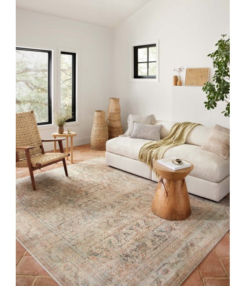 Loloi II Adrian ADR-01 Natural / Apricot 2'-3" x 3'-9" Area Rug