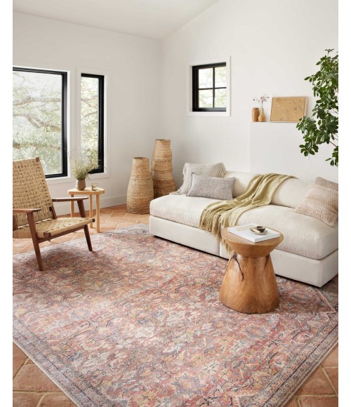 Loloi II Adrian ADR-02 Rust / Denim 2'-3" x 3'-9" Area Rug