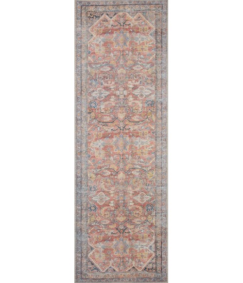 Loloi II Adrian ADR-02 Rust / Denim 7'-6" x 9'-6" Area Rug