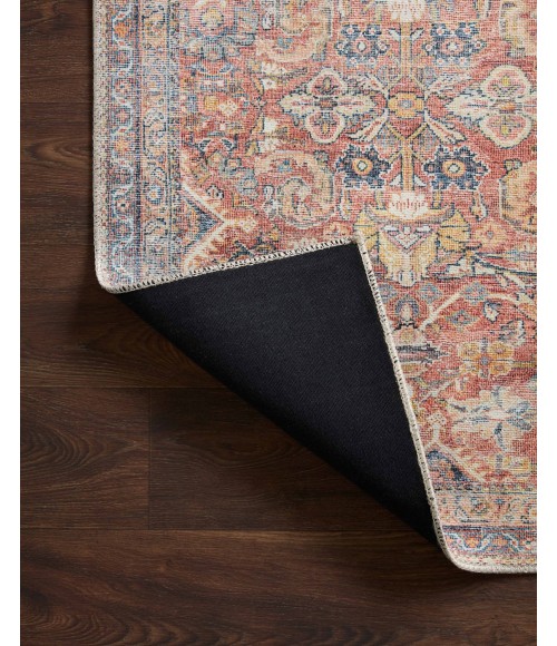 Loloi II Adrian ADR-02 Rust / Denim 2'-3" x 3'-9" Area Rug