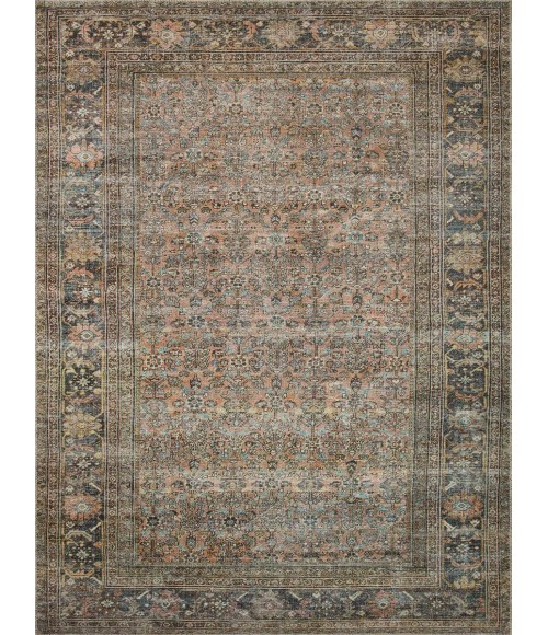 Loloi II Adrian ADR-03 Terracotta / Multi 3'-6" x 5'-6" Area Rug