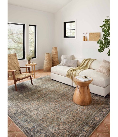 Loloi II Adrian ADR-03 Terracotta / Multi 3'-6" x 5'-6" Area Rug