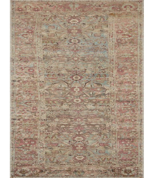 Adrian Area Rug Loloi II Adrian ADR-06 Ocean / Clay 2'-3" x 3'-9" Area Rug