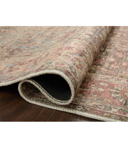 Adrian Area Rug Loloi II Adrian ADR-06 Ocean / Clay 2'-3" x 3'-9" Area Rug