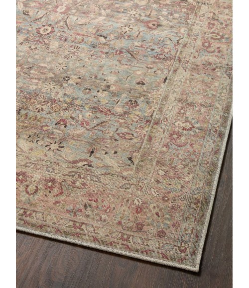 Adrian Area Rug Loloi II Adrian ADR-06 Ocean / Clay 2'-3" x 3'-9" Area Rug