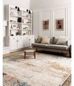 Loloi Alchemy ALC-03 IVORY / MULTI Area Rug 18 in. X 18 in. Sample