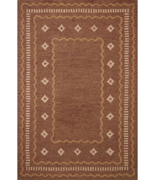 Chris Loves Julia x Loloi Alfie Clay / Spice ALF-03 3ft.-6in. X 5ft.-6in. Rect. Rug