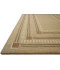 Chris Loves Julia x Loloi Alfie Green / Natural ALF-04 7ft.-9in. X 9ft.-9in. Rect. Rug