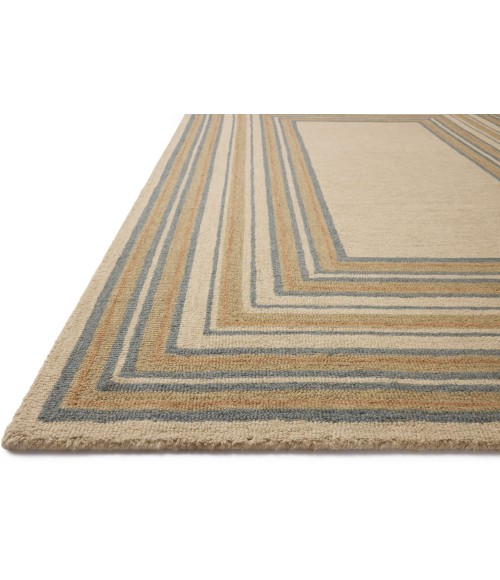 Chris Loves Julia x Loloi Alfie Natural / Multi ALF-05 8ft.-6in. X 11ft.-6in. Rect. Rug