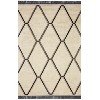 Chris Loves Julia x Loloi Alice ALI-04 CREAM / black Area Rug 7 ft. 9 in. X 10 ft. Rectangle