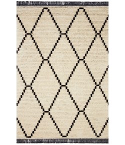 Loloi Alice ALI-04 CREAM / black Area Rug 18 in. X 18 in. Sample