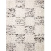 Angela Rose x Loloi Amira Ivory / Granite AMI-01 18 in. X 18 in. Sample Rug