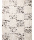 Angela Rose x Loloi Amira Ivory / Granite AMI-01 18 in. X 18 in. Sample Rug