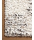 Angela Rose x Loloi Amira Ivory / Granite AMI-01 18 in. X 18 in. Sample Rug