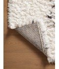 Angela Rose x Loloi Amira Ivory / Granite AMI-01 18 in. X 18 in. Sample Rug