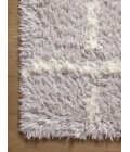 Angela Rose x Loloi Amira Silver / Ivory AMI-04 5 ft. 3 in. X 7 ft. 6 in. Rectangle Rug